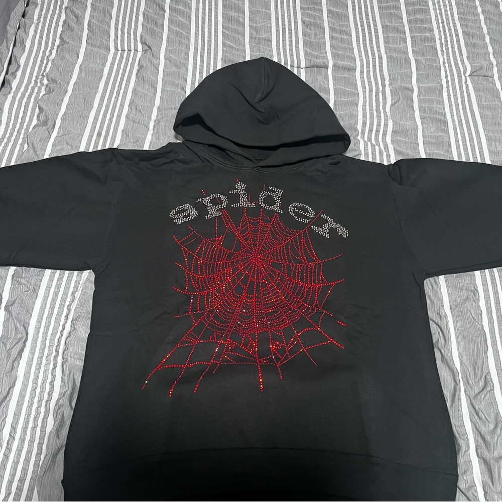 Sp5der OG Rhinestone Hoodie - Picture 3 of 4